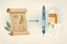 the evolution of chronic disease treatment through symbolic visuals